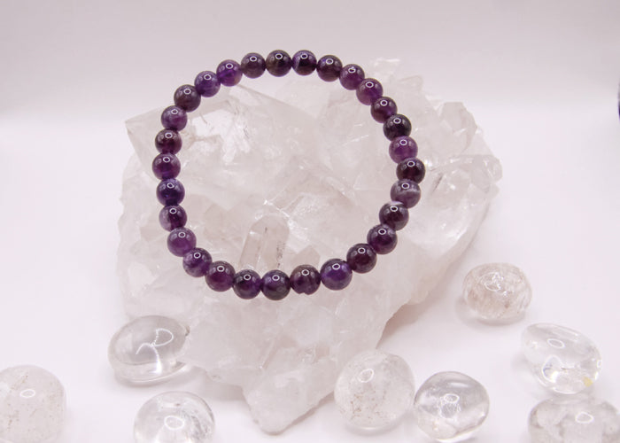 Amethyst - Armband 6 mm