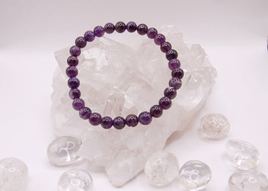 Amethyst - Armband 6 mm