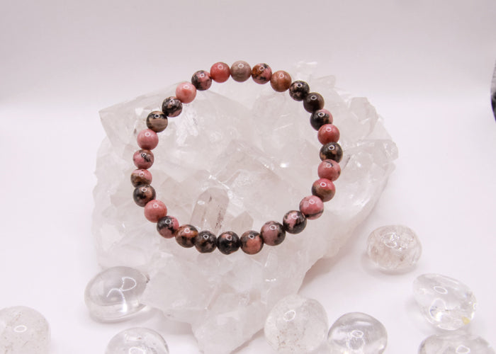 Rhodonit - Armband 6 mm