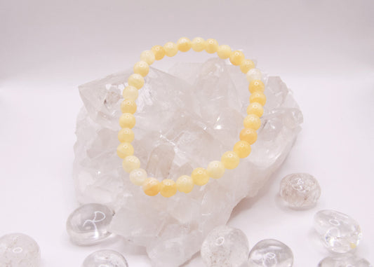 Calcit Orange - Armband 6 mm