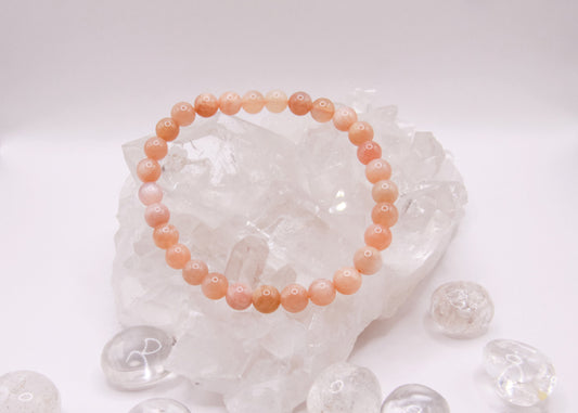 Mondstein - Armband 6 mm