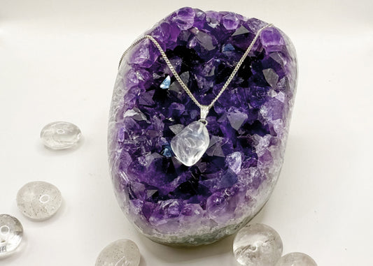 Bergkristall - Ketten-Anhänger