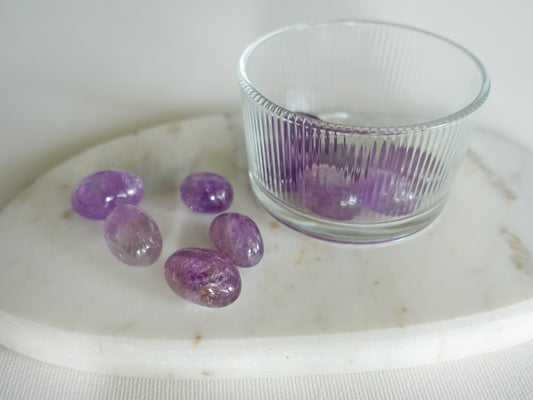 Amethyst (hell) - Trommelstein