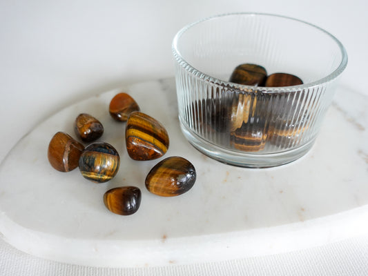 Tigerauge - Trommelstein