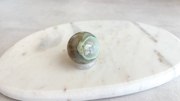 Grüner Mondstein (Garnierit) Kugel - verschiedene Größen