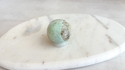 Grüner Mondstein (Garnierit) Kugel - verschiedene Größen