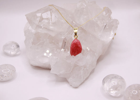 Rhodonit - Ketten-Anhänger (High Quality)