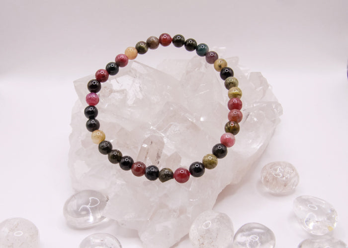 Turmalin Bunt - Armband 6 mm