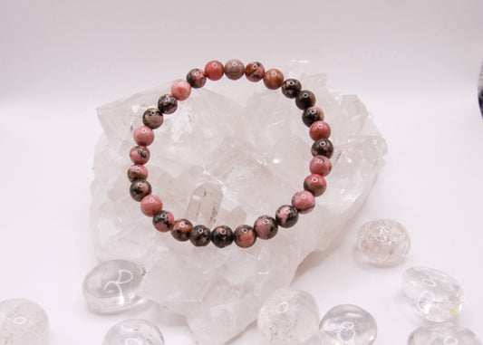 Rhodonit - Armband 6 mm