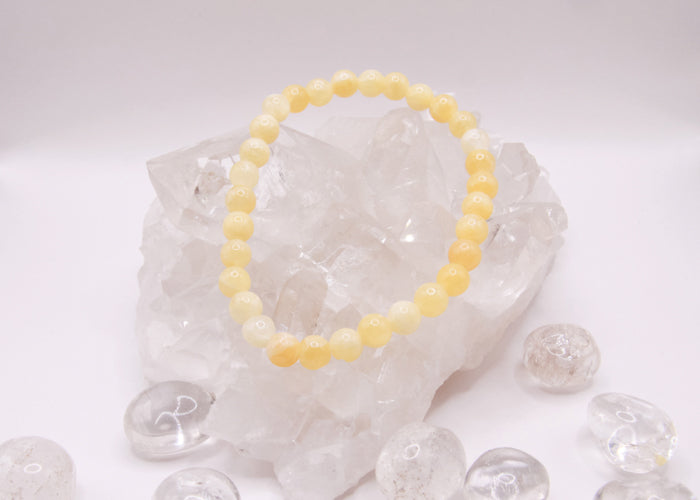 Calcit Orange - Armband 6 mm