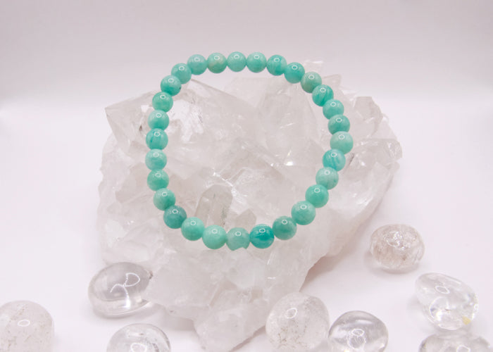 Amazonit - Armband 6 mm