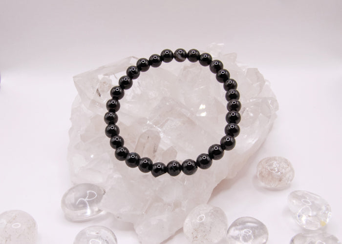 Schwarzer Turmalin - Armband
