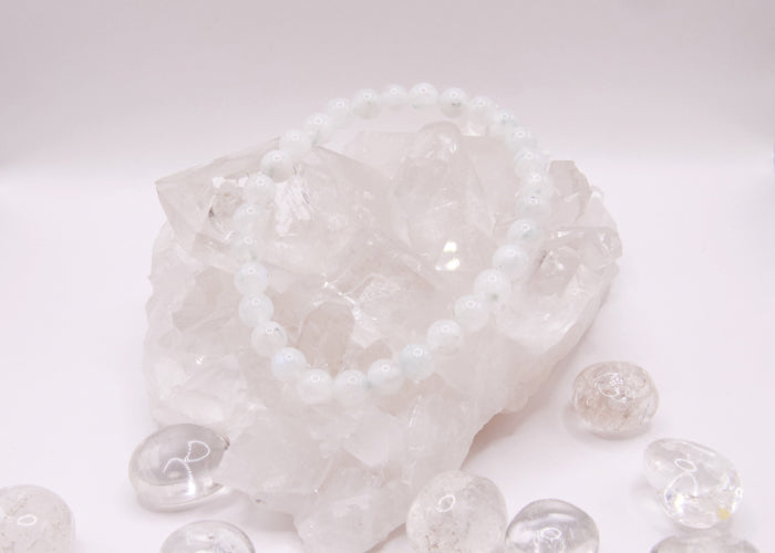 Regenbogen-Mondstein - Armband 6 mm