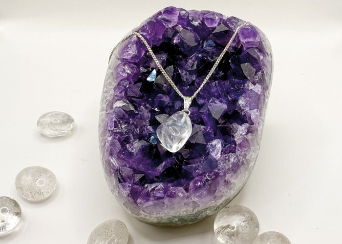 Bergkristall - Ketten-Anhänger